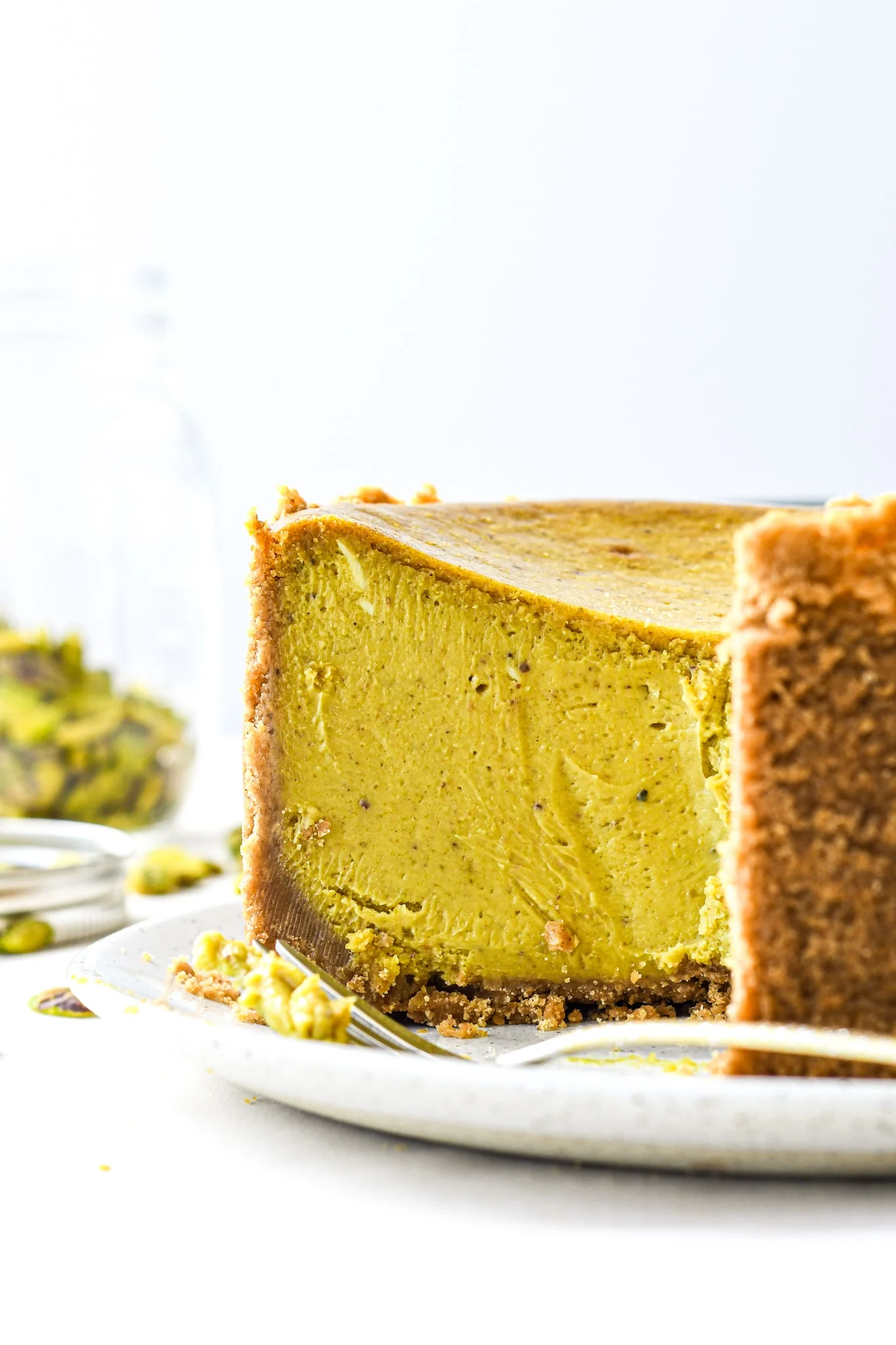 Pistachio Butter Cheesecake