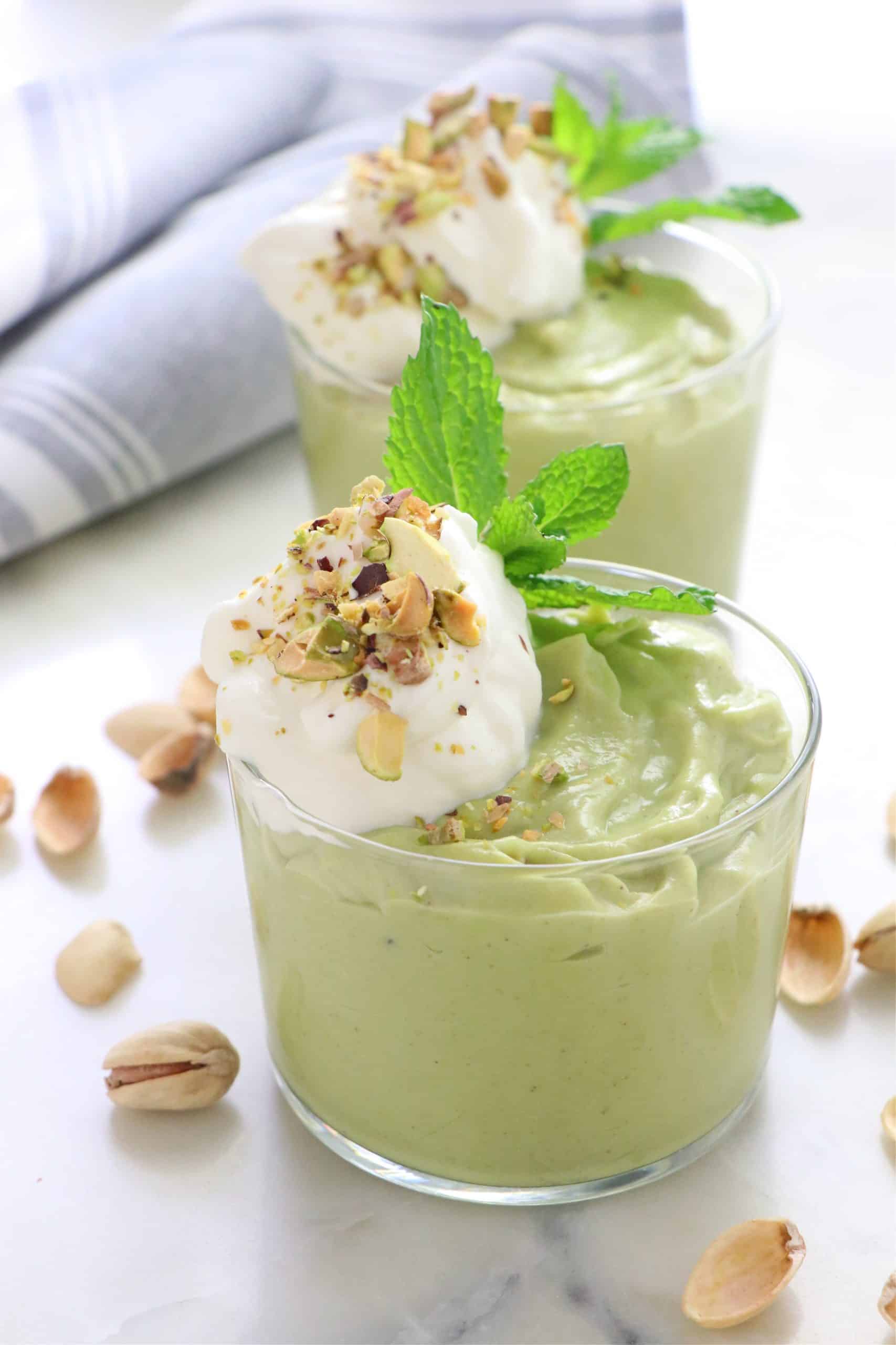 Ten Minute Vegan Pistachio Pudding