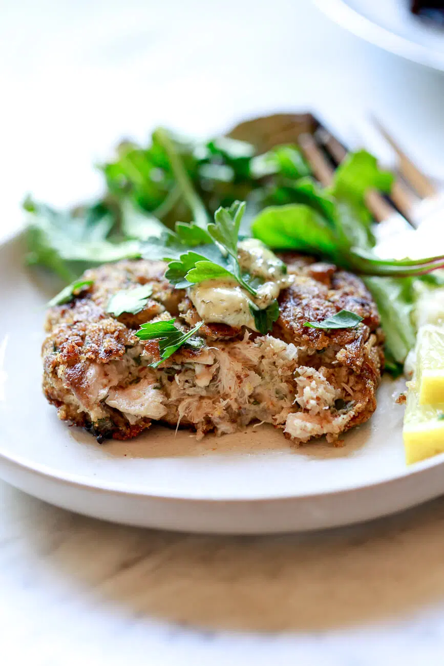 Lion's Mane Mushroom Crab Cakes