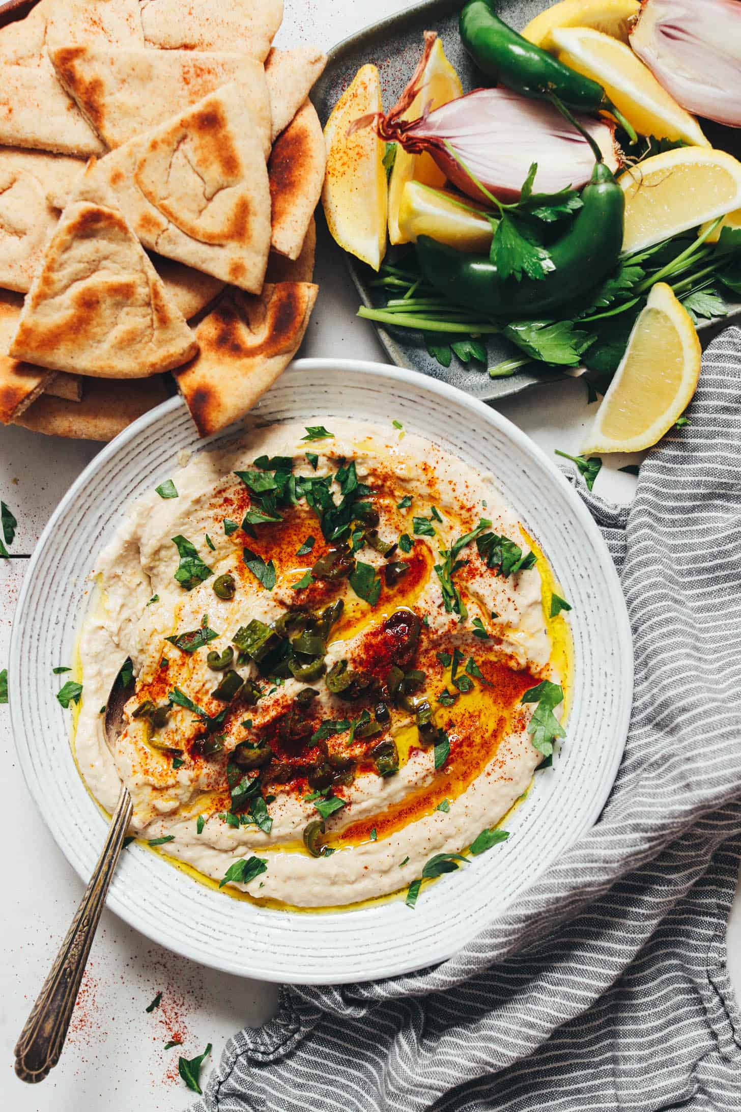 Charred Serrano White Bean Dip