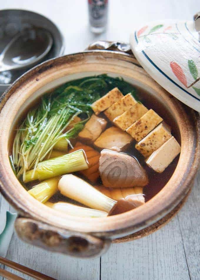 Tuna and Green Onion Hot Pot (Negima Nabe)