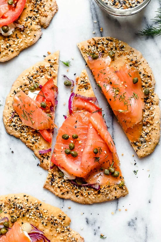 Smoked Salmon Breakfast Flatbread