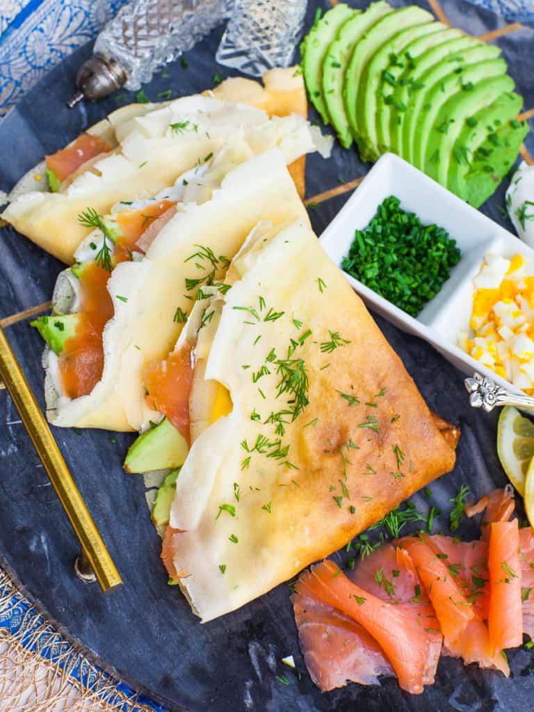 Smoked Salmon Crepes