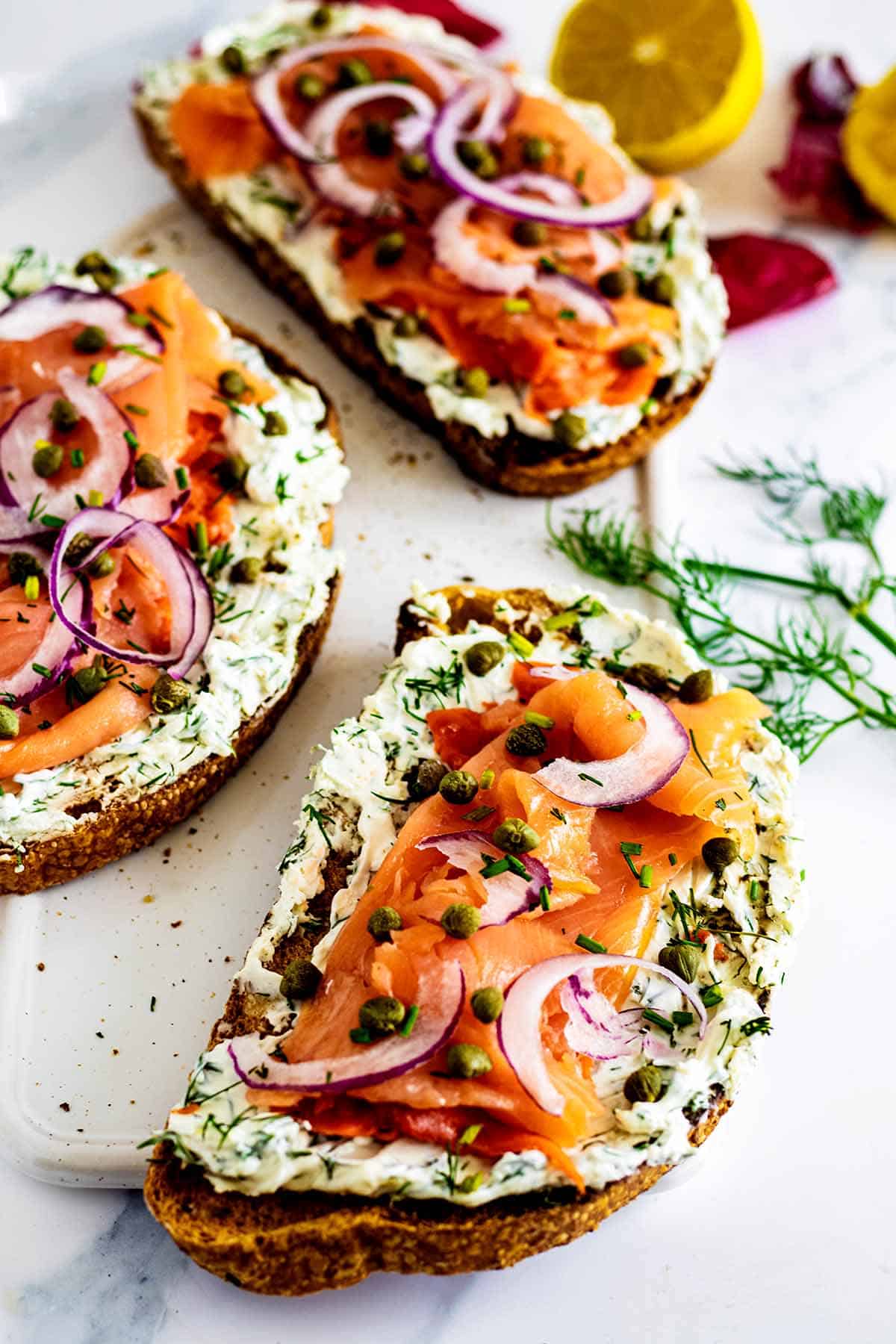 Smoked Salmon Toasts