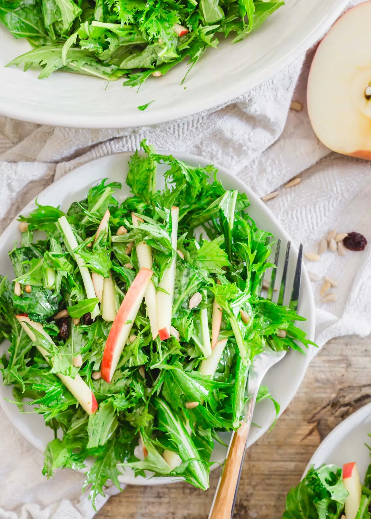 Mizuna Lettuce Salad