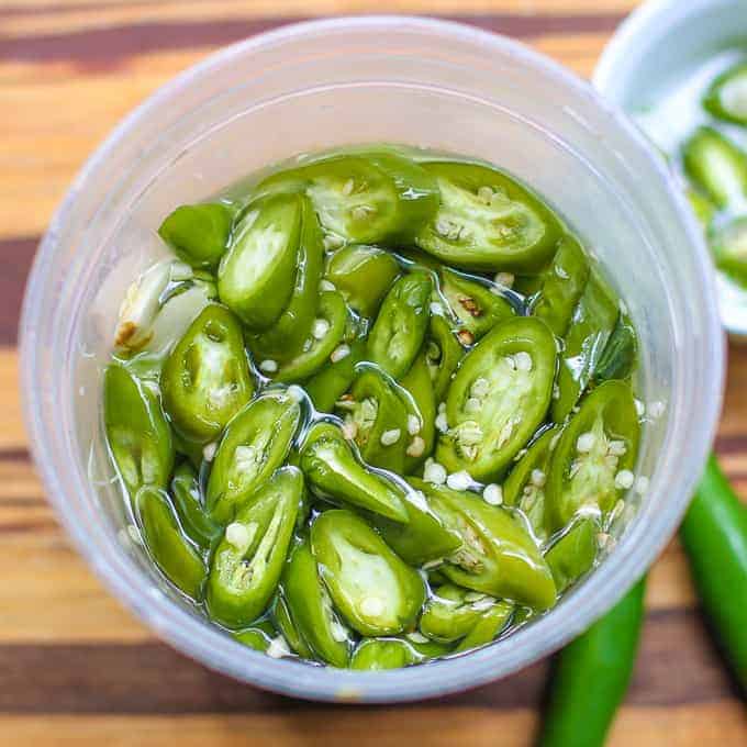 Pickled Serrano Peppers