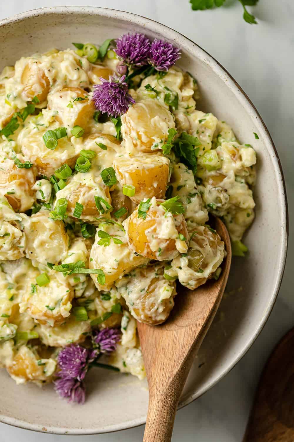 Potato Salad with Spring Onions