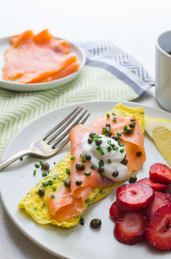 Smoked Salmon Omelette