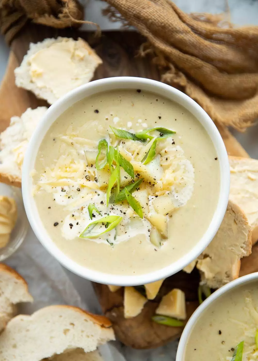 Spring Onion Potato Soup