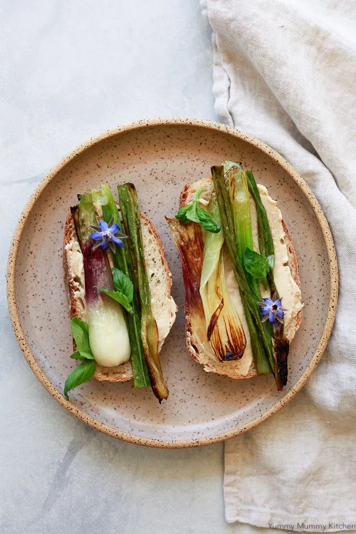 Spring Onion Toasts