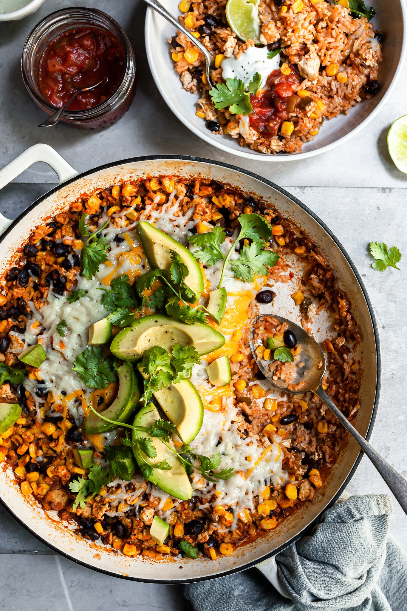 Easy Vegan Mexican Rice Casserole