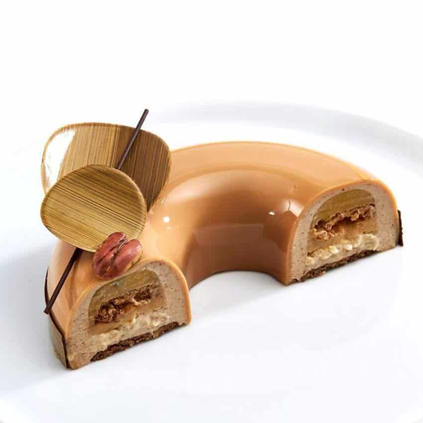 Nutty Caramel Georgia Entremet Recipe