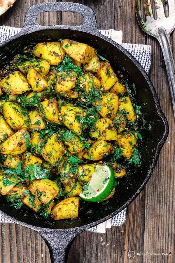 Batata Harra: Middle Eastern Skillet Potatoes