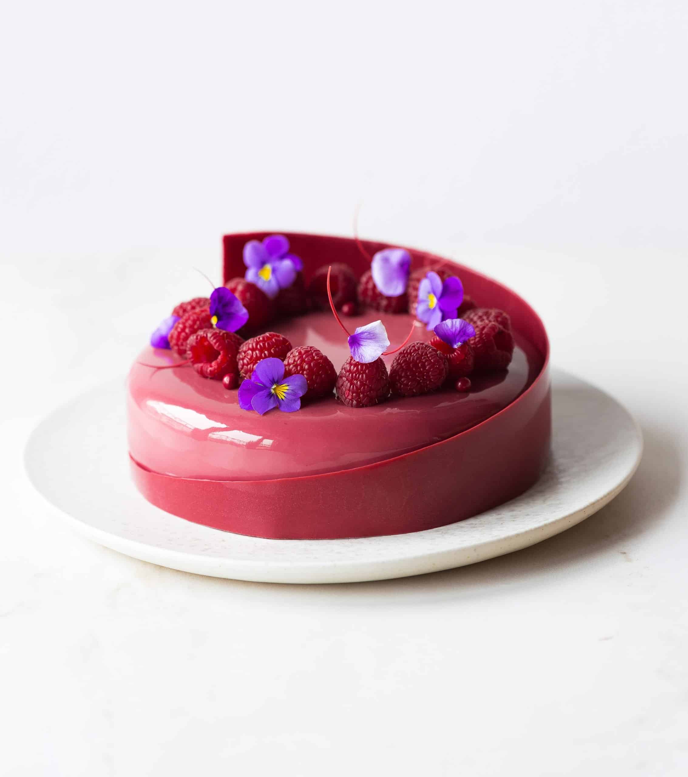 Raspberry and Sansho Pepper Entremet