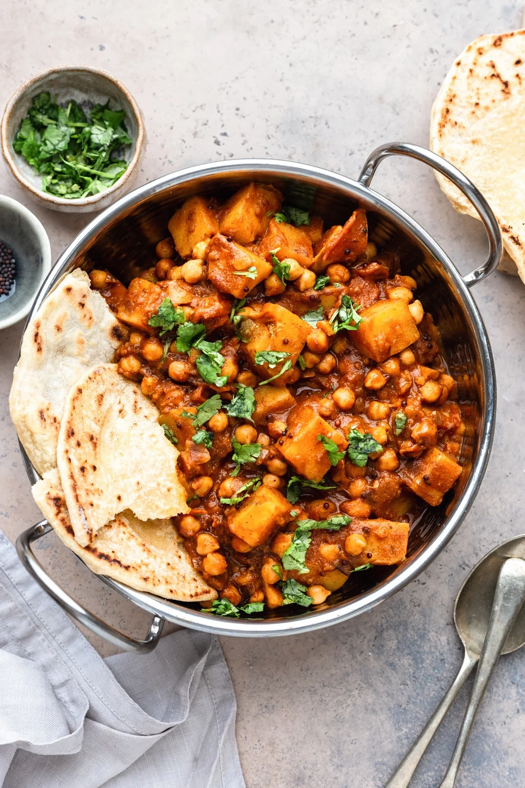 Vegan Potato and Chickpea Curry