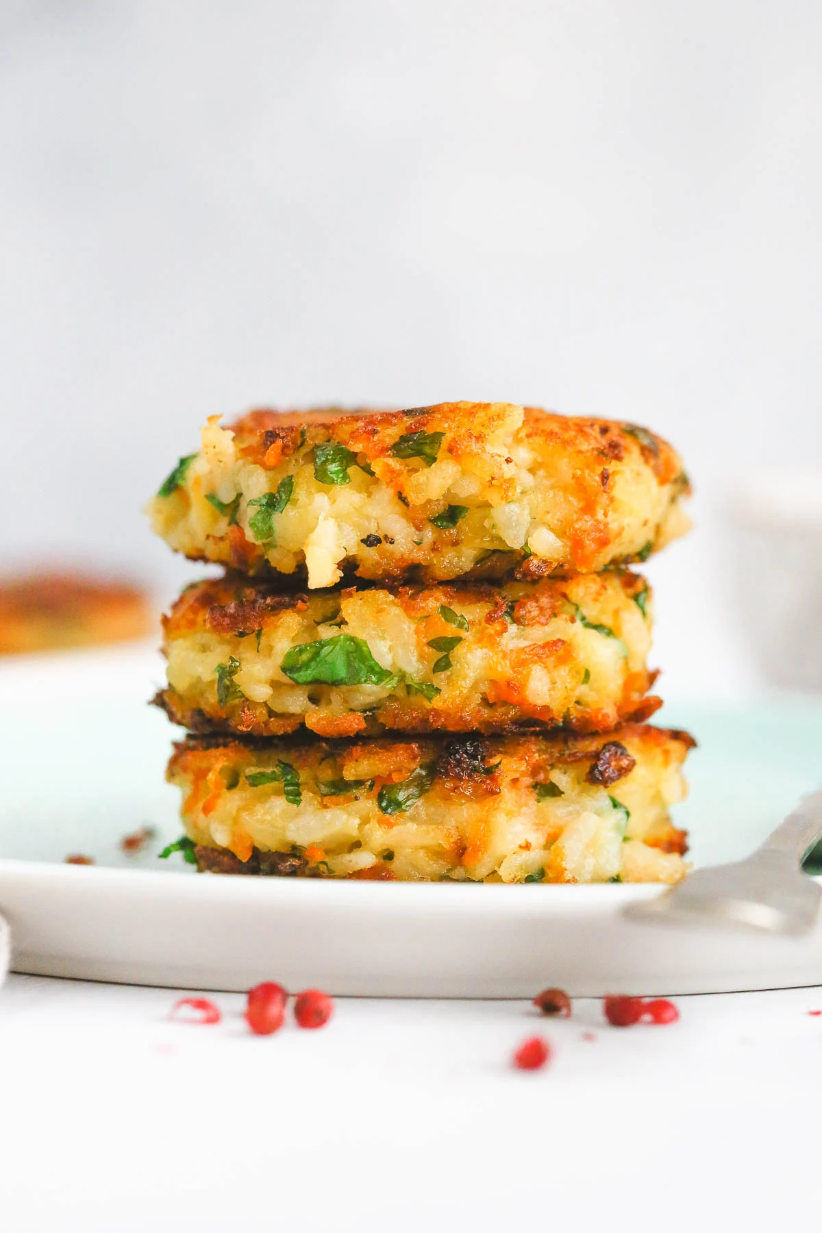 Vegan Potato Cakes With Rice