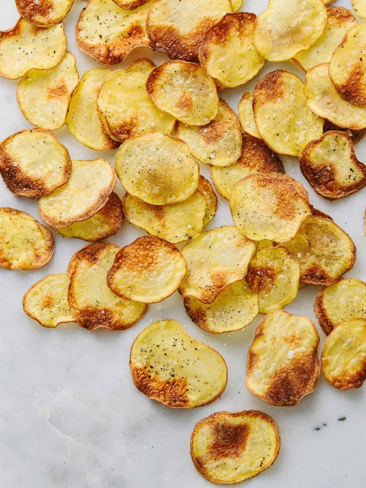 Homemade Baked Potato Chips