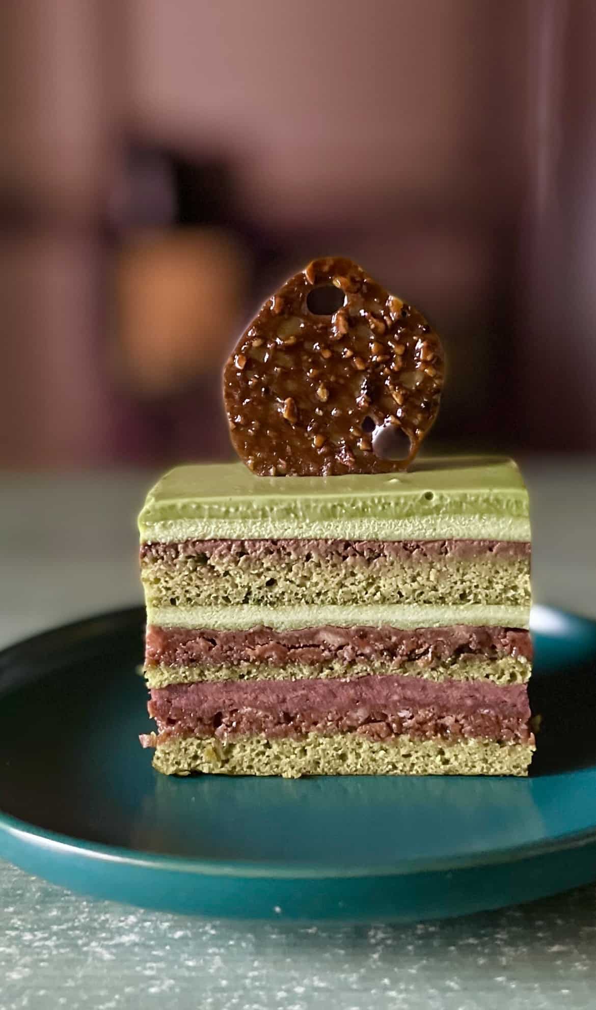 Matcha Opera Cake