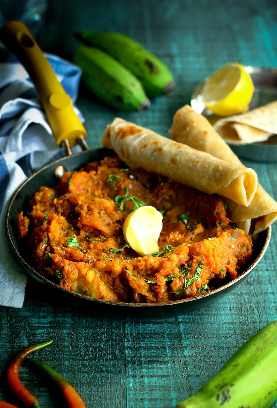 Ugandan Matoke (Spicy Green Banana Mash)