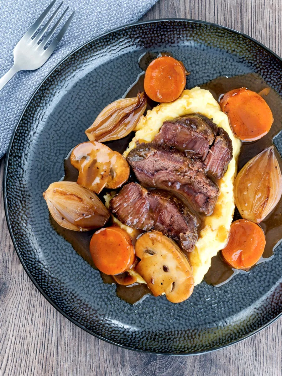 Beer Braised Beef Cheeks