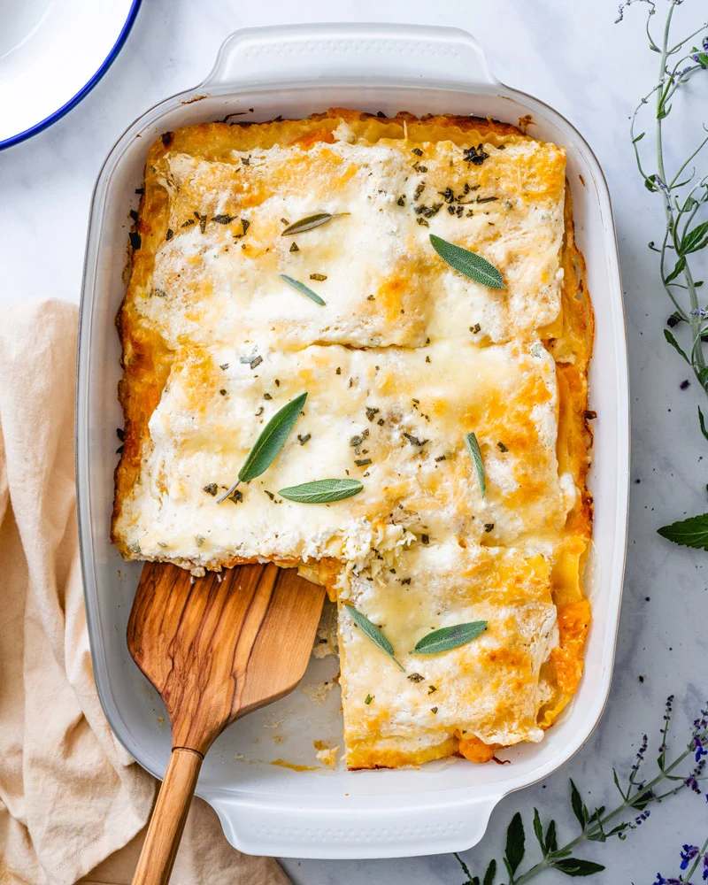 Butternut Squash Lasagna with Sage