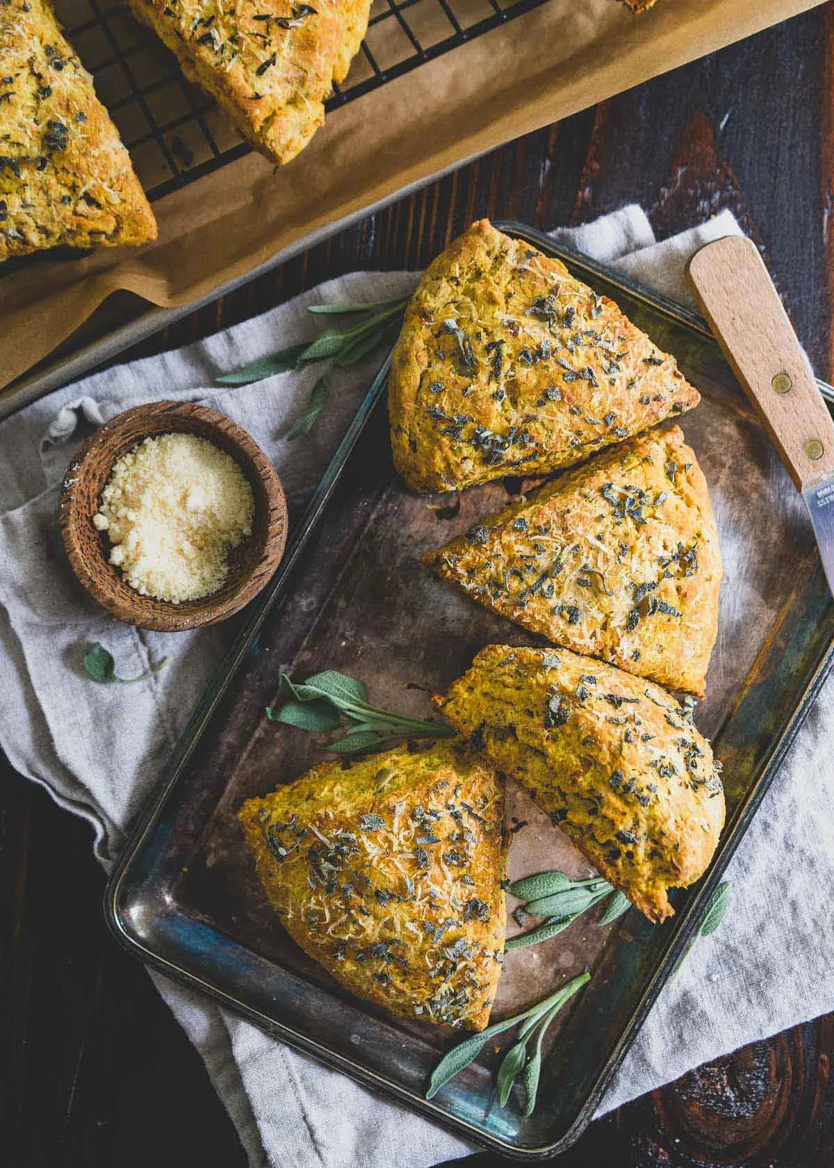 Parmesan Pumpkin Scones