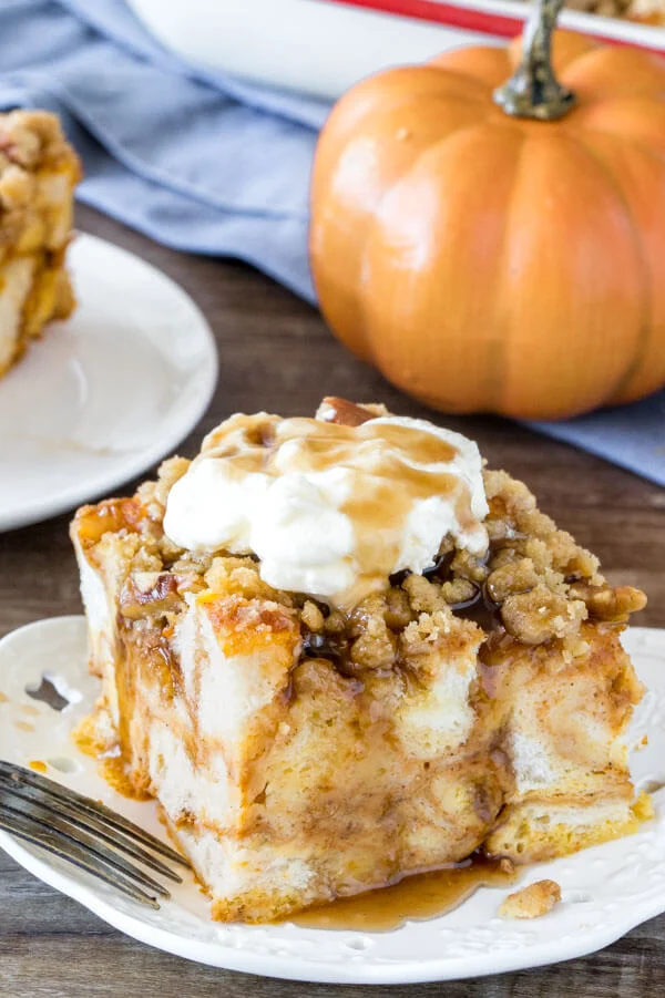 Pumpkin French Toast Casserole