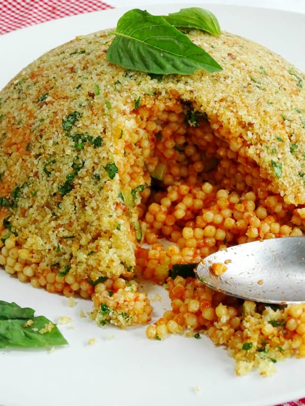 Pastina Timbale with Zucchini