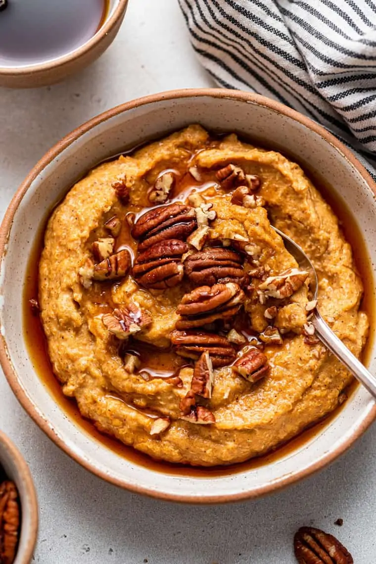 90-Second Pumpkin Pie Breakfast Quinoa