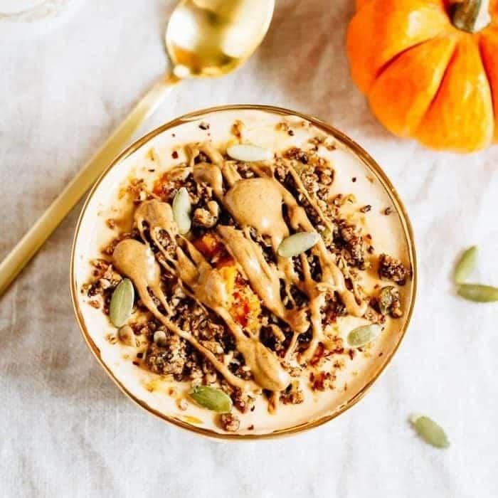 Pumpkin Pie Yogurt Bowl