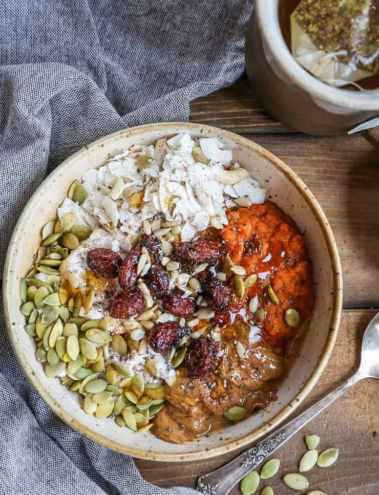 Roasted Pumpkin Breakfast Bowls