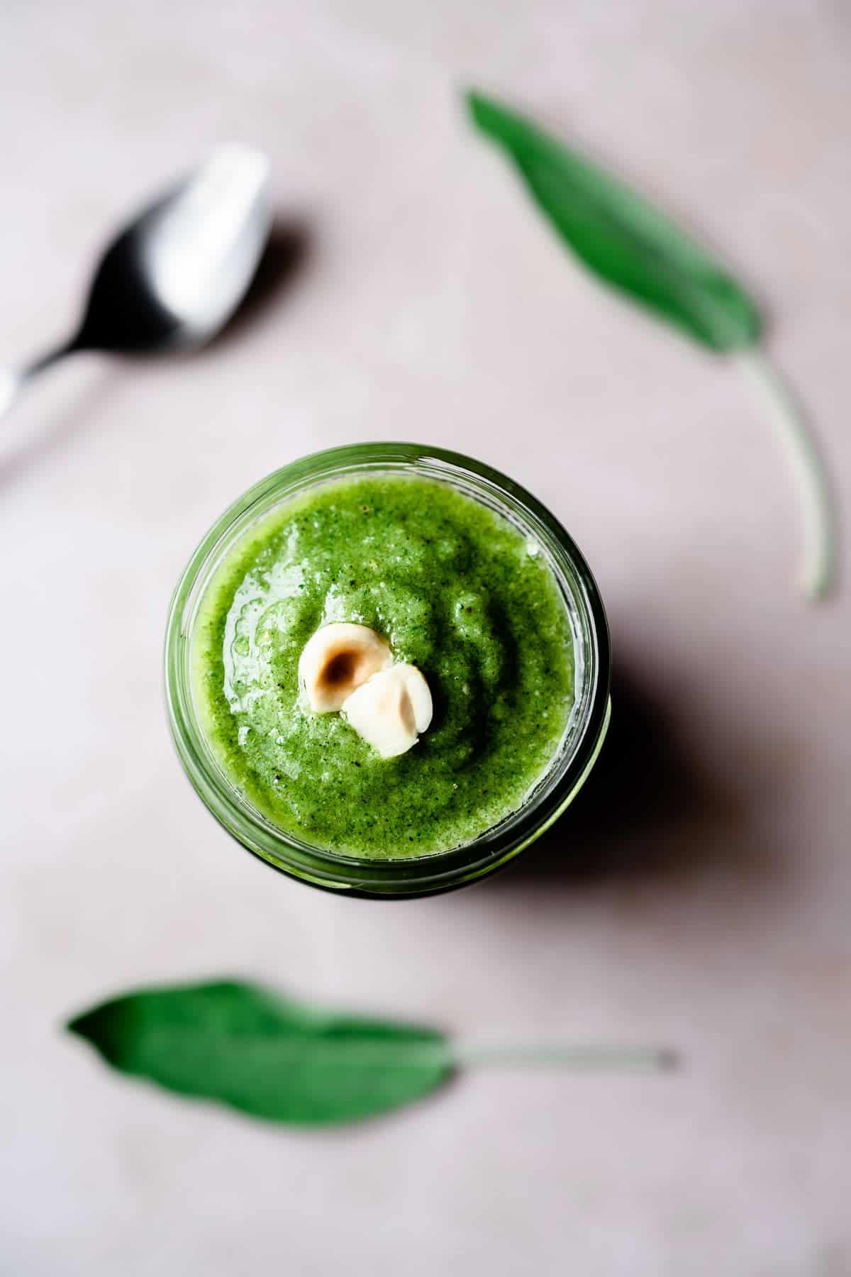 Hazelnut Sage Pesto