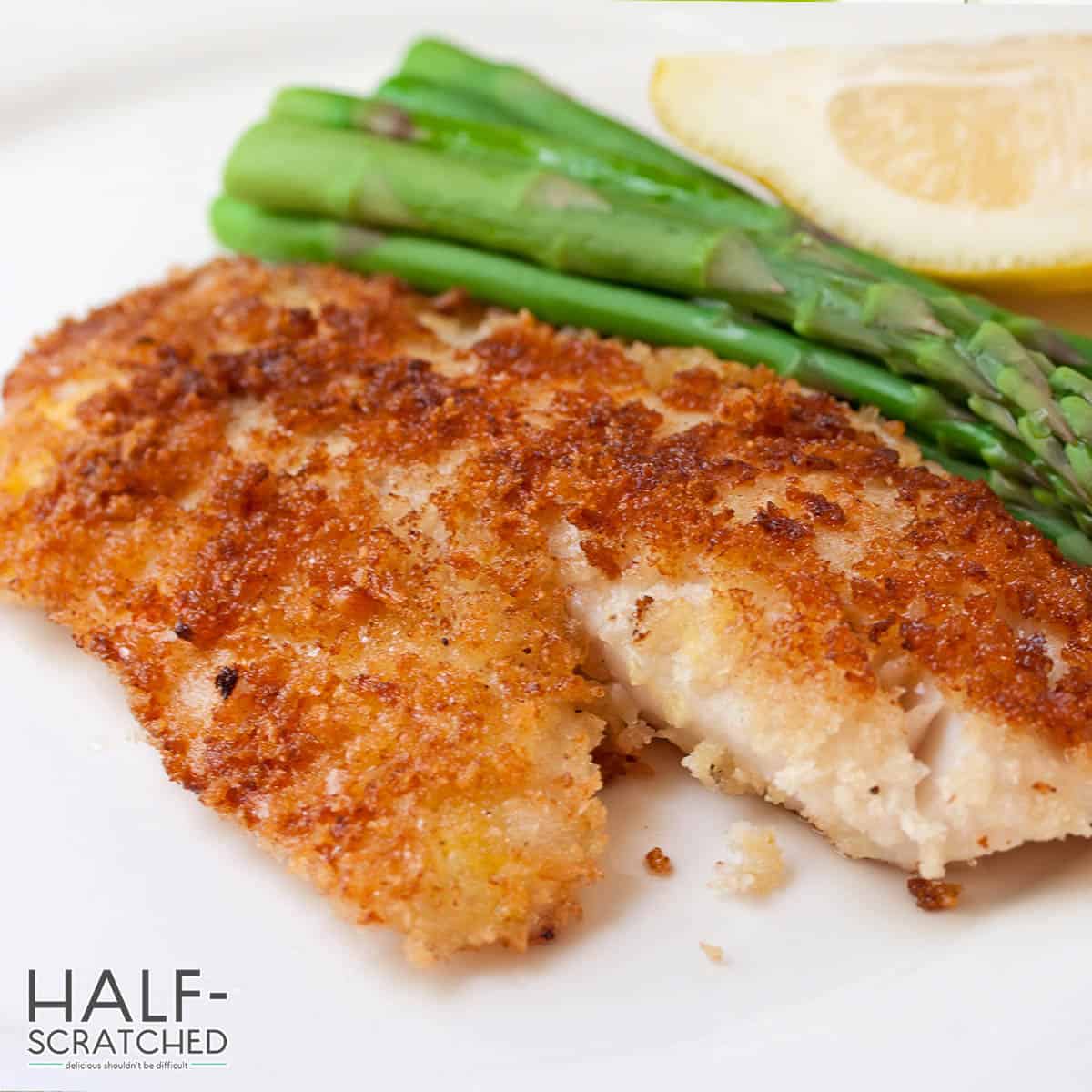 Breaded tilapia