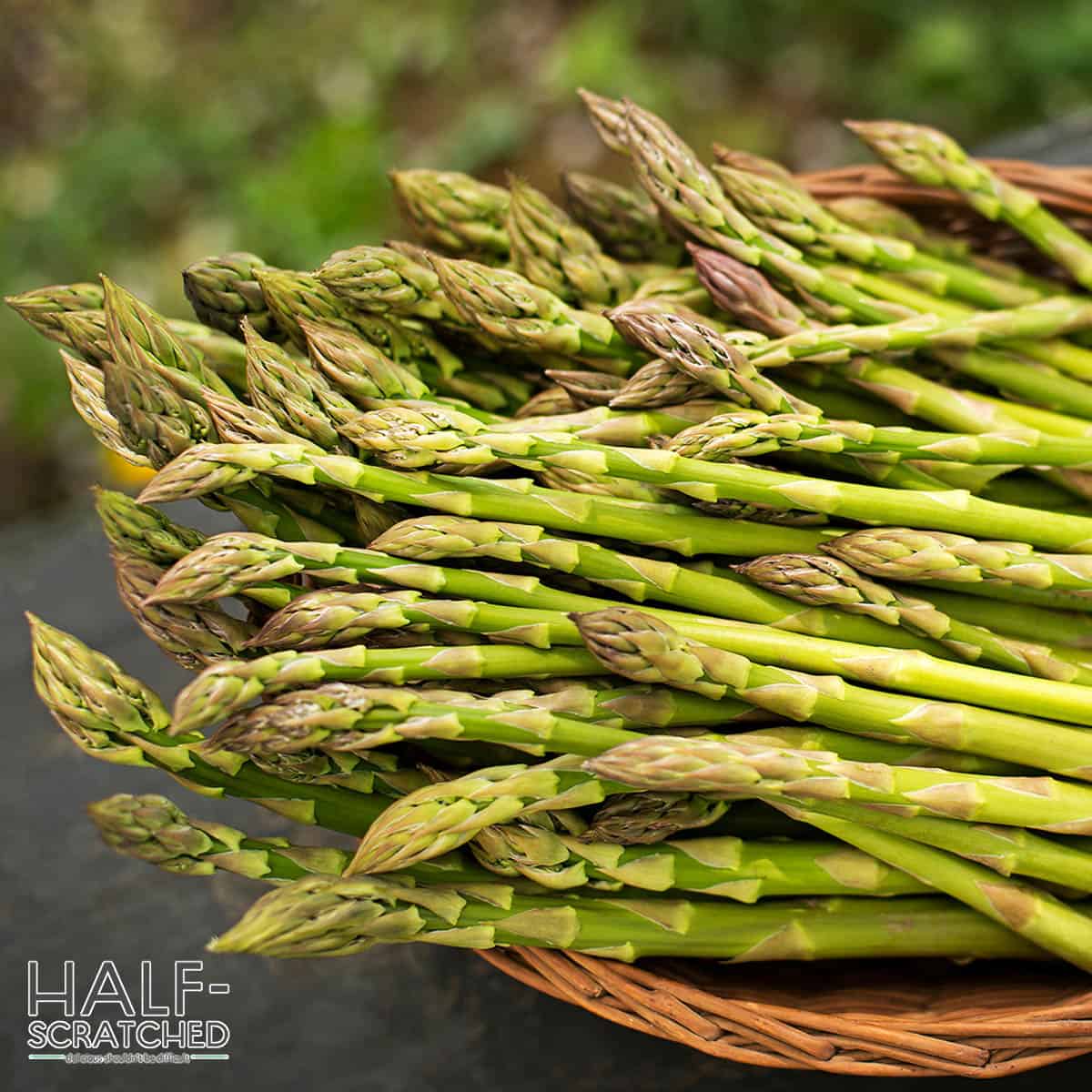 raw asparagus