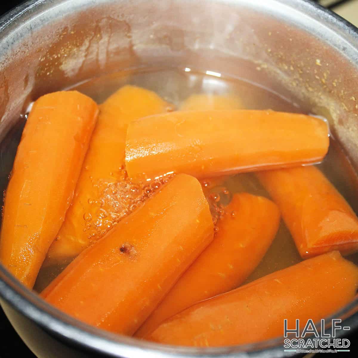 boiling carrots