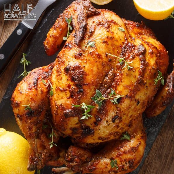 How Long to Bake a Whole Chicken at 350 F HalfScratched