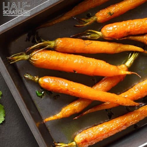 How Long To Bake Carrots At 350 Half Scratched roasted-baby-carrots-recipe
