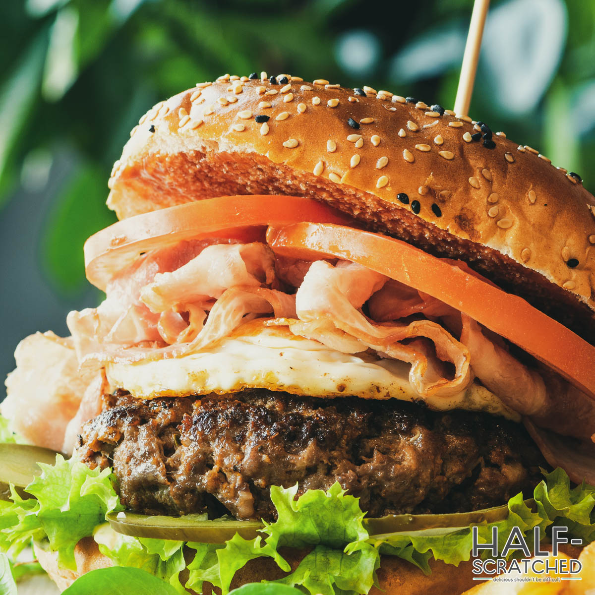 Burgers in oven at 400F