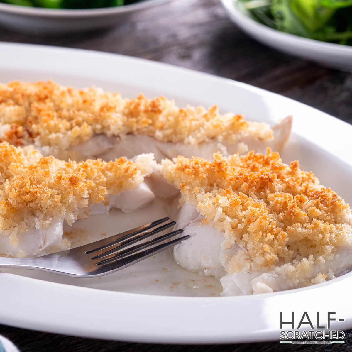 Haddock in oven at 400F