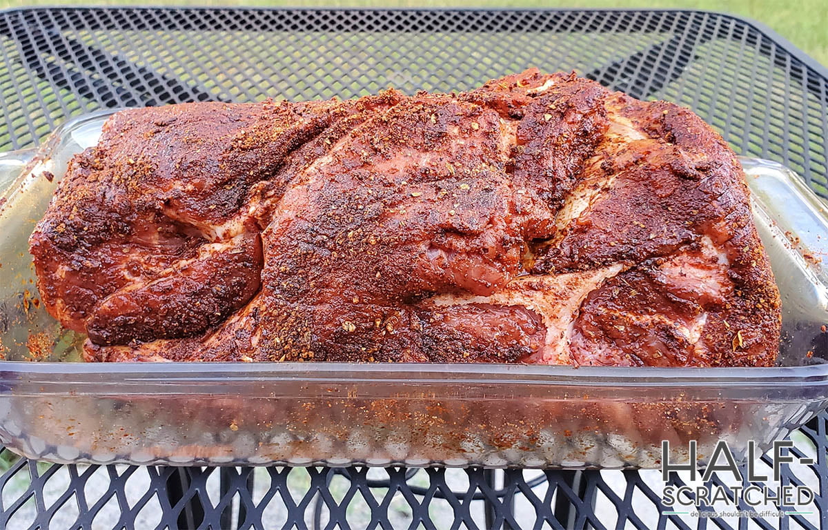 Seasoned pork shoulder