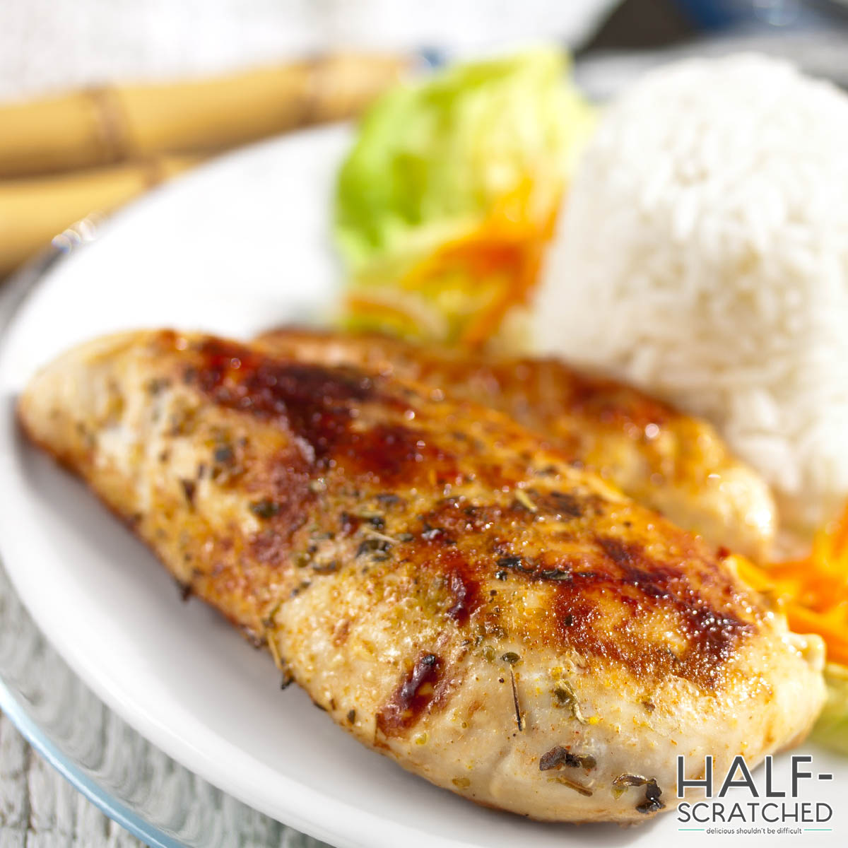 Broiled chicken breast