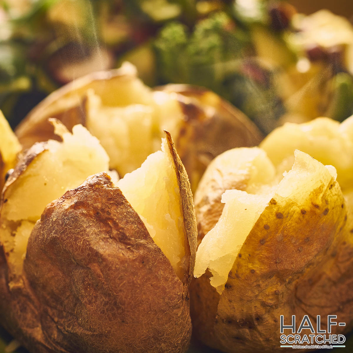 Smoked potatoes at 225F