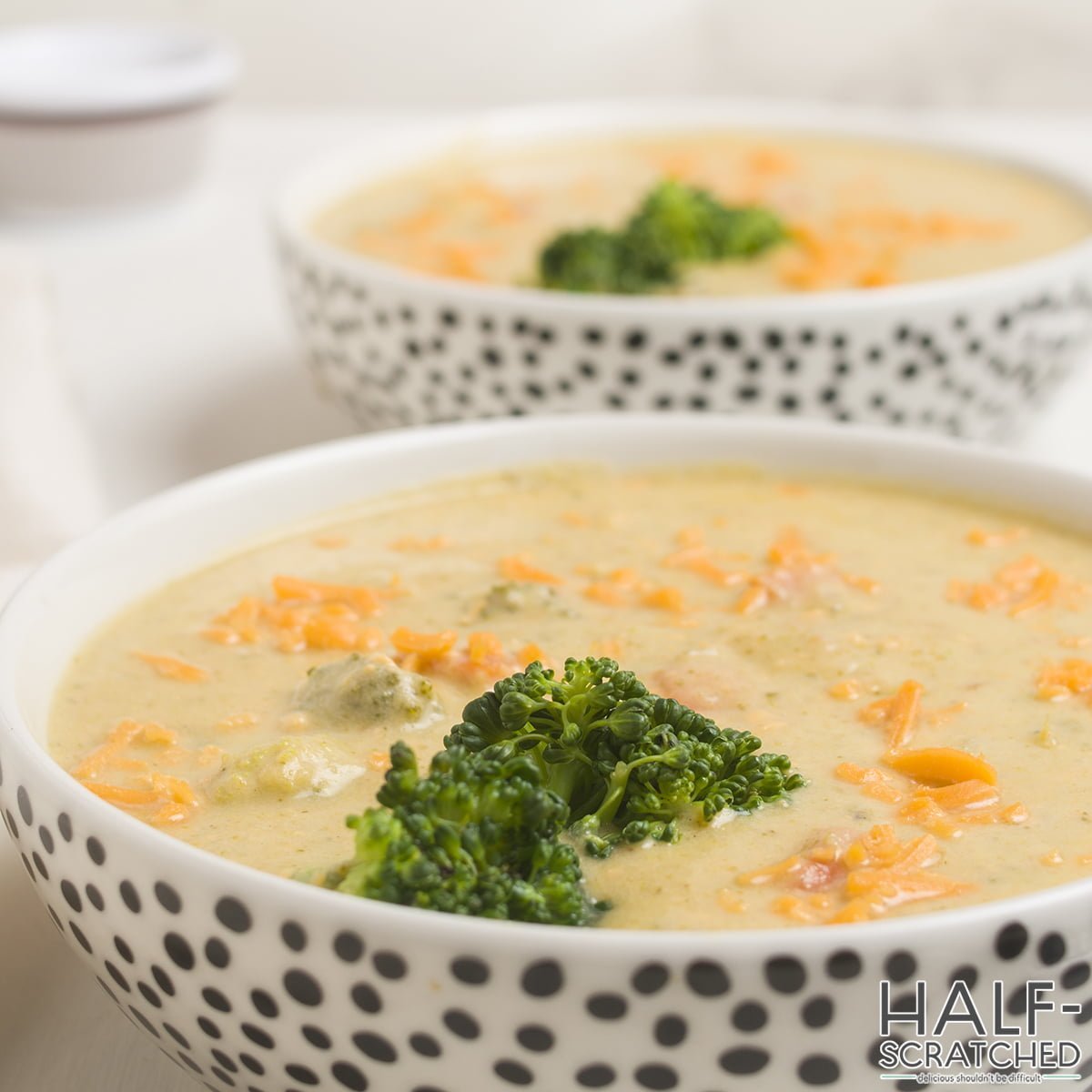 Ina Garten's Broccoli Cheddar Soup HalfScratched