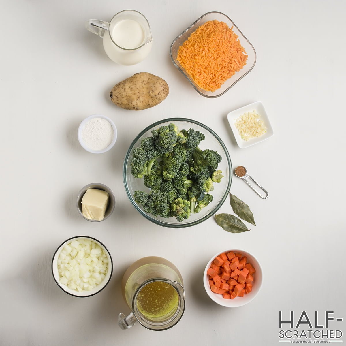 Ina Garten's Broccoli Cheddar Soup Ingredients