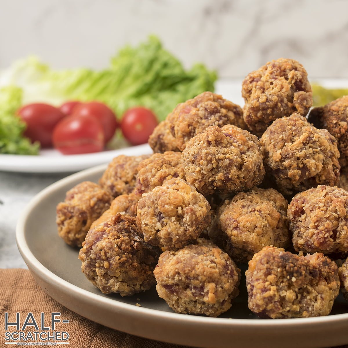 Pioneer Woman's sausage balls recipe