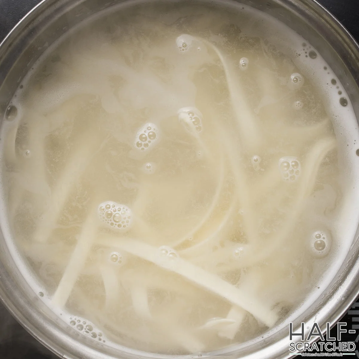 Cooking egg noodles