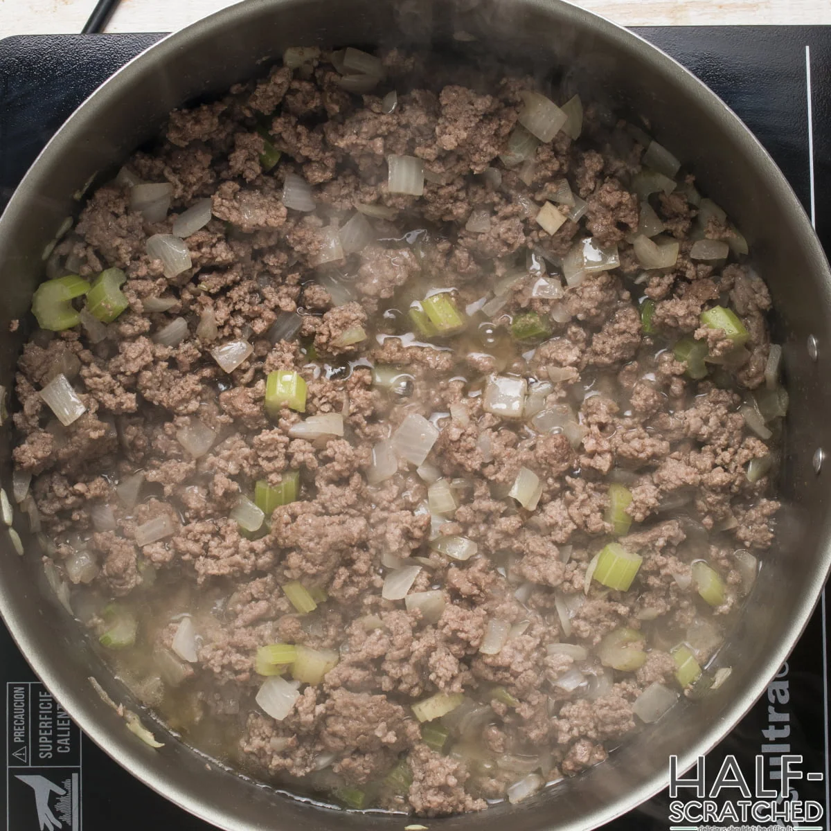 Cooked ground beef