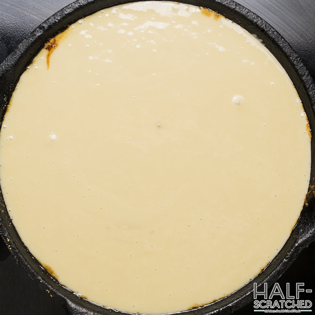 Pineapple upside down cake dough
