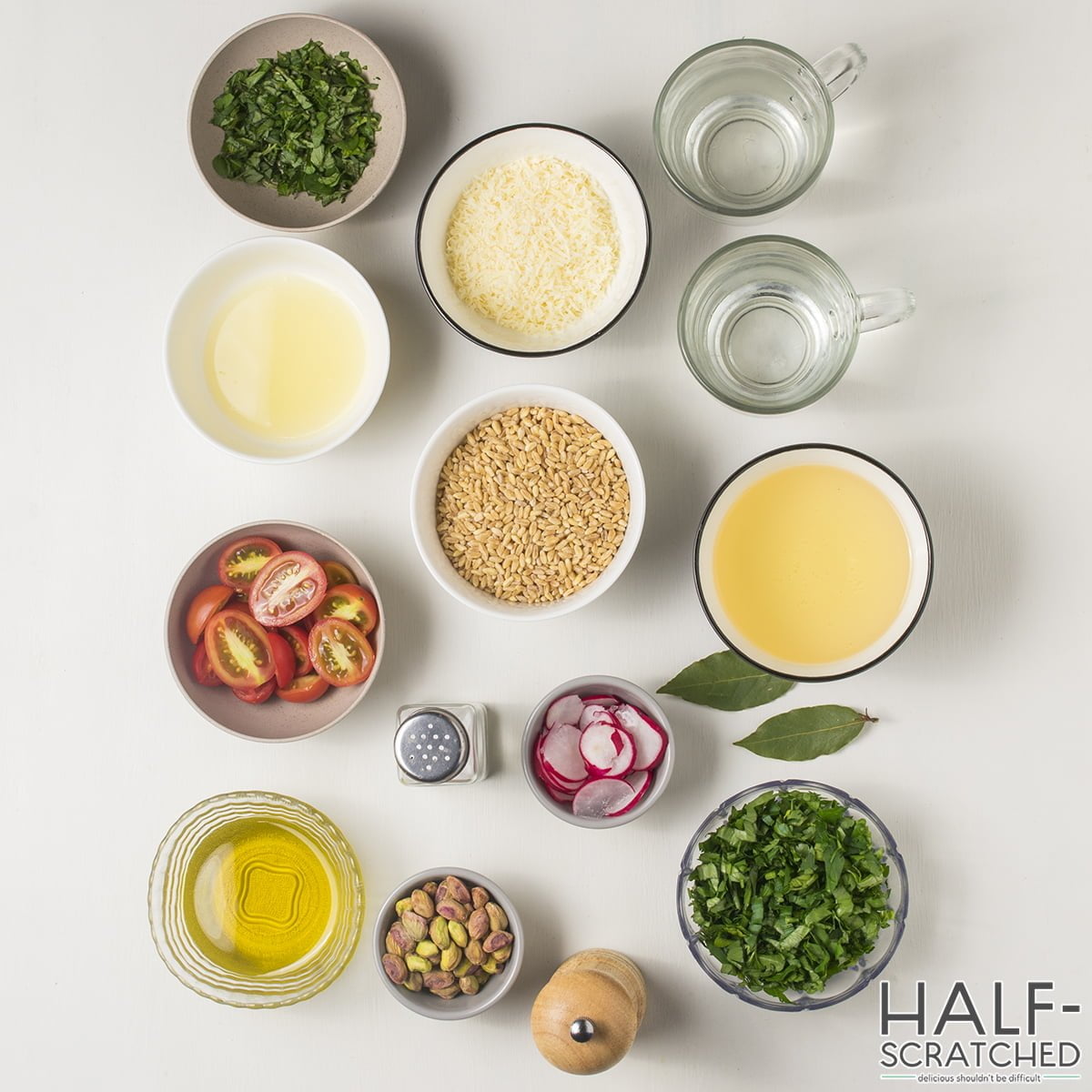 Ina Garten's Farro Salad Ingredients