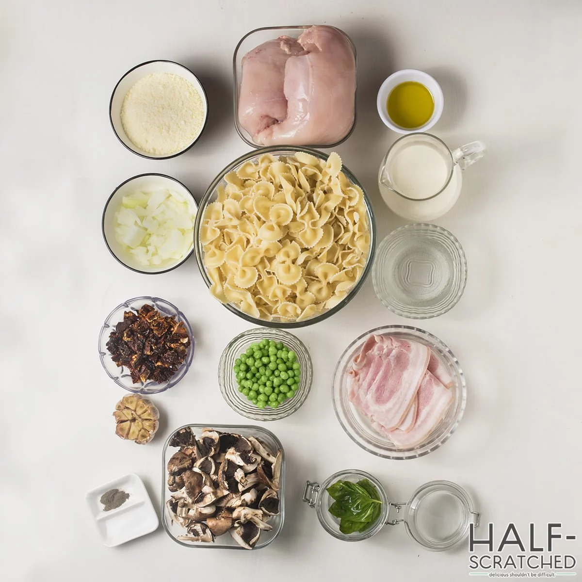 Cheesecake factory farfalle ingredients